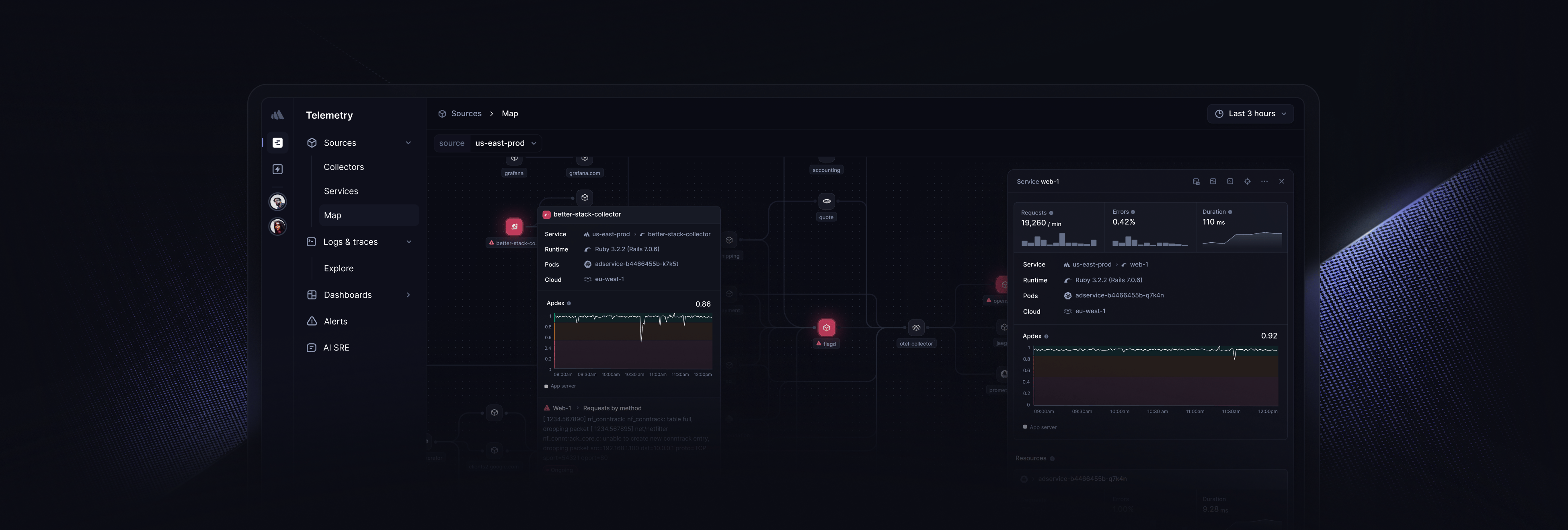 Screenshot from Better Stack