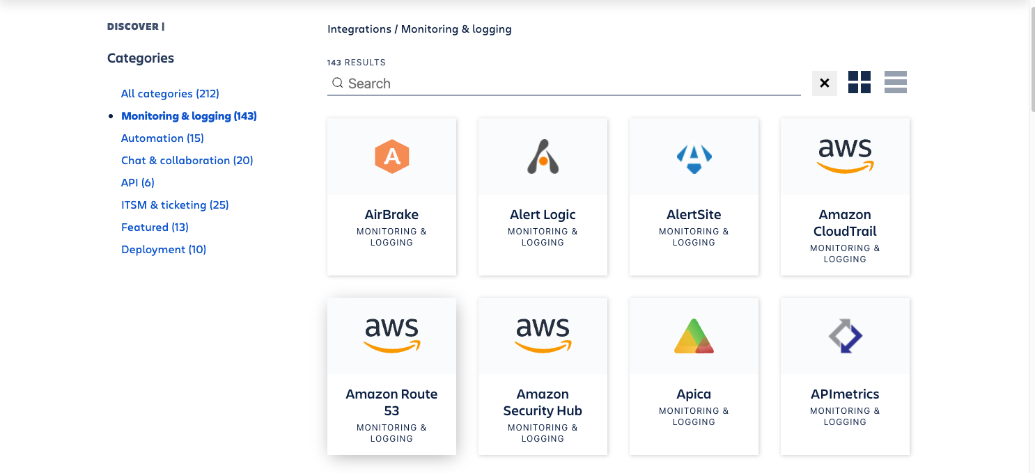 Opsgenie integrations