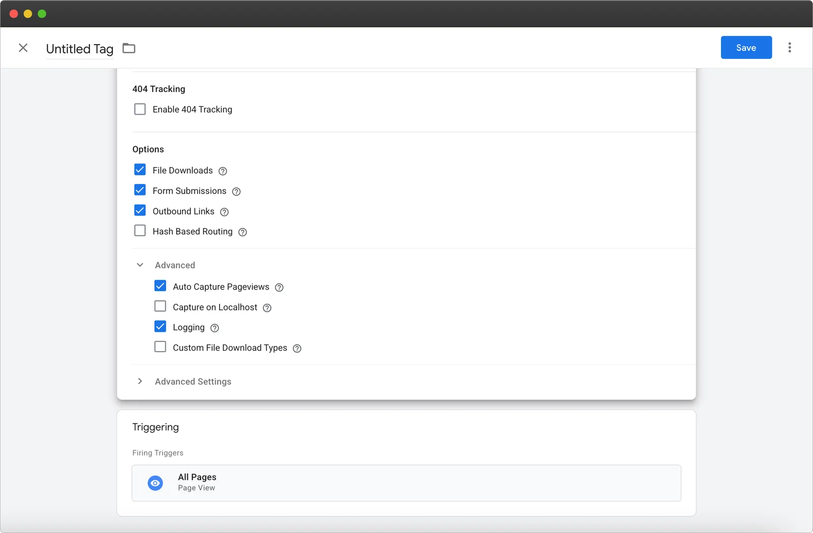 init-tag-settings