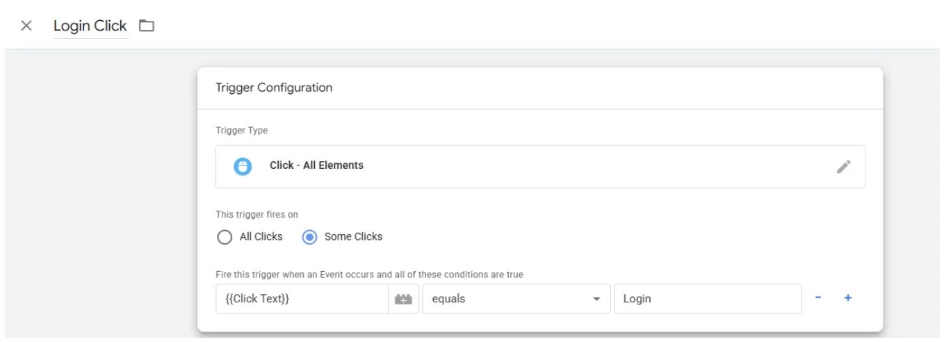 trigger for custom event