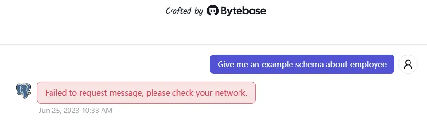 network error