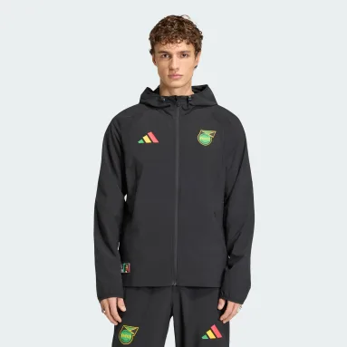 Veste coupe-vent zip intégral Tiro Travel Jamaïque x Bob Marley
