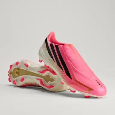 Botas de Futebol Sem Atacadores F50 Hyperfast League — Piso Firme