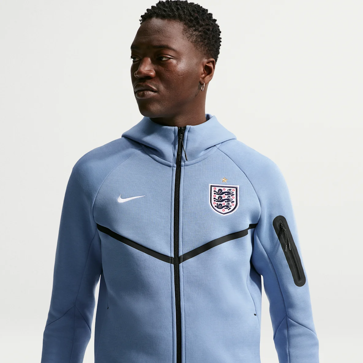 England Tech Fleece Windrunner Men's Nike Football Full-Zip Hoodie