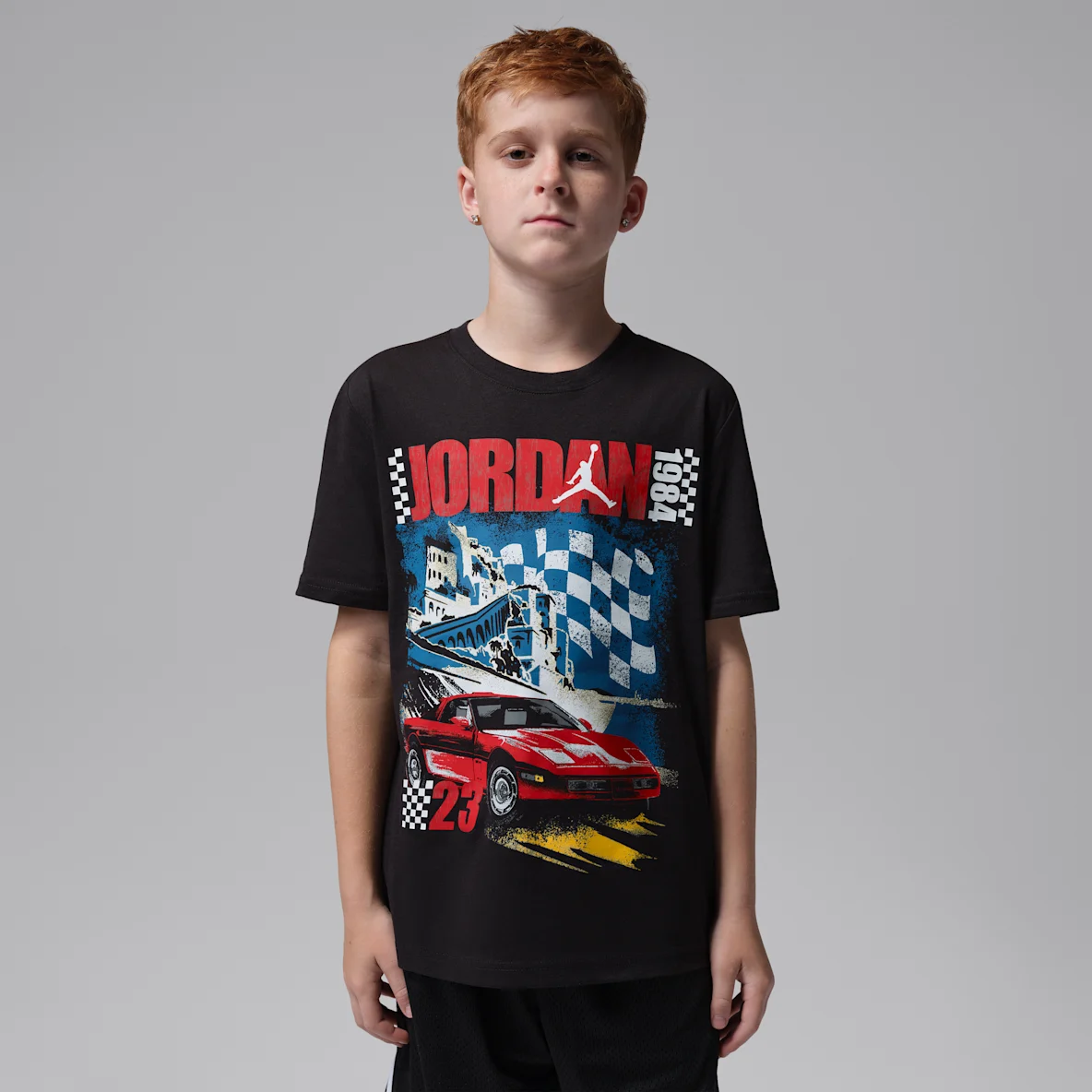 Jordan Playera Brooklyn Auto '84 para niños talla grande