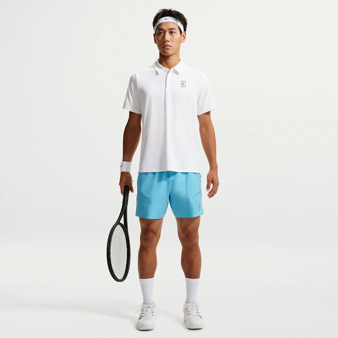 NikeCourt Advantage กางเกงเทนนิสขาสั้น 6 นิ้วผู้ชาย Dri-FIT