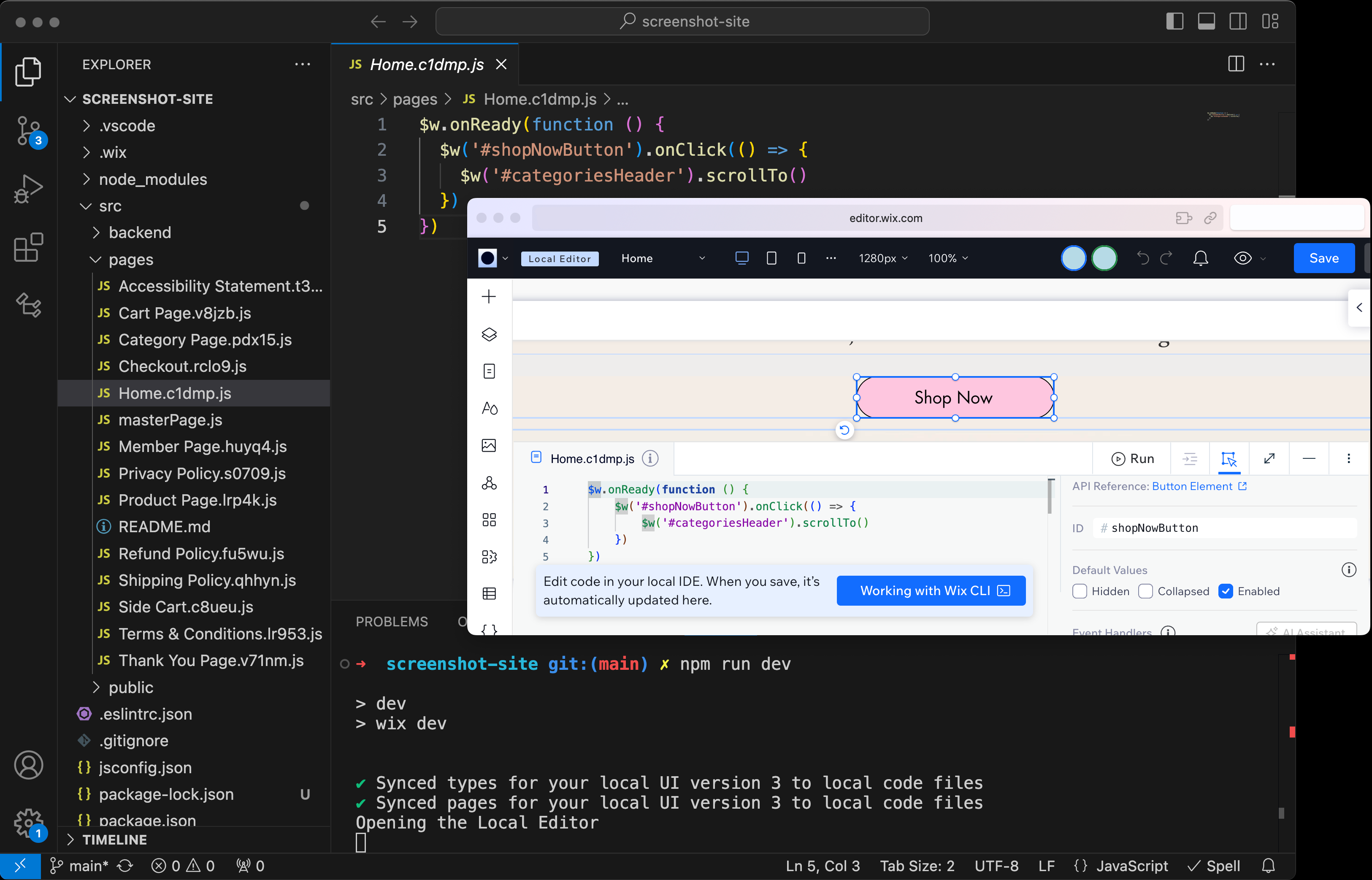 Local IDE
