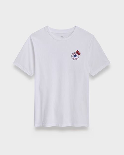 컨버스 X 산리오캐릭터즈 척테일러 패치 티셔츠 화이트